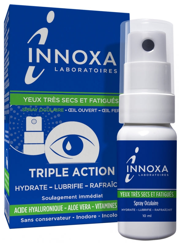 Innoxa Blue Drops Eye Drops (10ml) - Sooting + Sparkling Eyes BLUE FORMULA